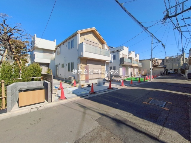 練馬区桜台4丁目　認定低炭素住宅　駅チカ　最終3棟の前面道路含む現地写真