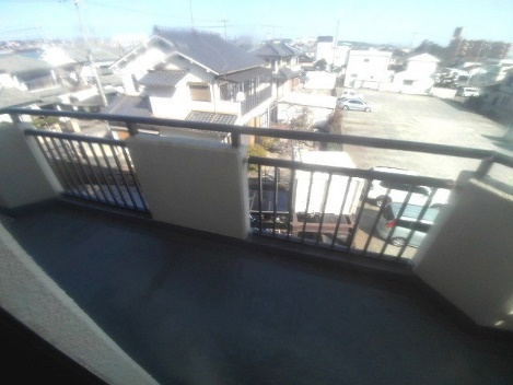 ハニーサイド山手のバルコニー