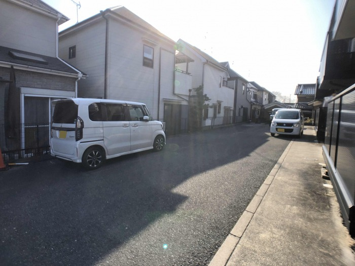 セジュール高田　B棟の駐車場