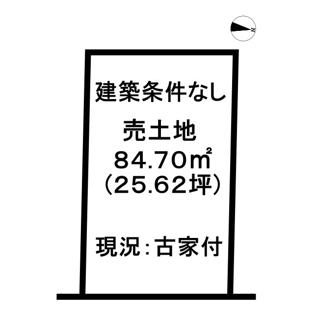 売土地　下矢田町4丁目の土地図
