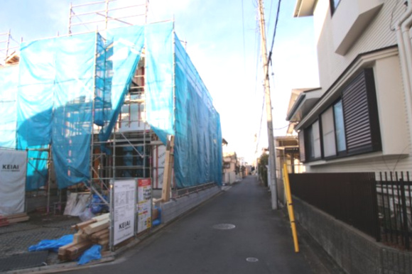 【KEIAI　Grace】西東京市向台町14期の外観|日当たりのいい角地(２号棟)