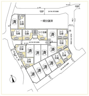 【区画図】 | 相模原市南区上鶴間本町　新築分譲住宅　今回販売14棟（N号棟） | 配置図