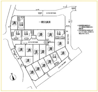 【区画図】 | 相模原市南区上鶴間本町　新築分譲住宅　今回販売7棟（N号棟） | 配置図
