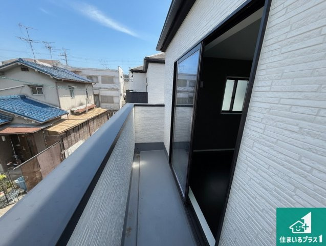 29(土)30(日)現地説明会！◆藤井寺市小山　全3邸のバルコニー|日当たりのよいバルコニー！お部屋が開放的に！