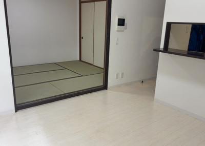 【居間・リビング】 | 藤和シティコープ相模原 | 直線タイプはLとDKを一直線に並べた形で対面キッチンのタイプです。一般的なのでよく見かけるかもしれません。直線タイプに似た直接アイランドタイプは、キッチンとダイニングの間に壁がない分広く感じられます。