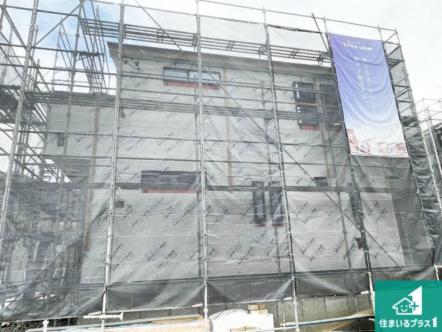 大津市坂本　新築一戸建ての外観|現在建築中！落ち着いた街並みで新生活を始めることが出来そう！周辺の物件も併せてご紹介させて頂きます！