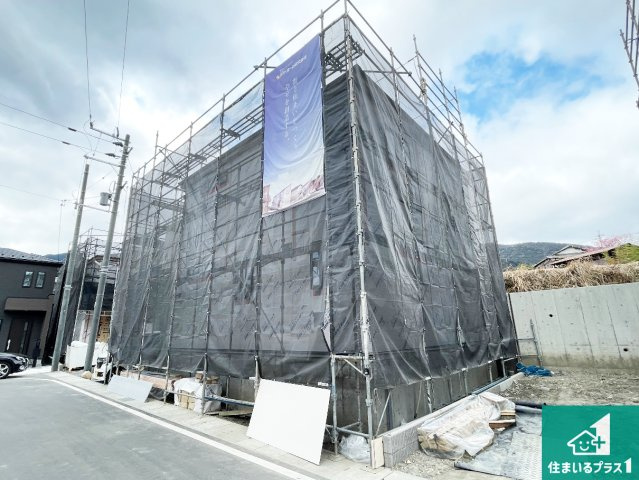 大津市坂本　新築一戸建ての外観|現在建築中！落ち着いた街並みで新生活を始めることが出来そう！周辺の物件も併せてご紹介させて頂きます！
