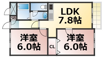 【間取り】 | サンポートハイム舎利寺　仲介手数料無料