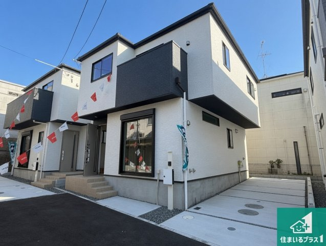 藤井寺市小山　第1期　新築一戸建ての外観|お客様に長く安心して住んでいだだける事にこだわった家づくり！住んでからのアフターサービスにもしっかりと取り組んでいます！