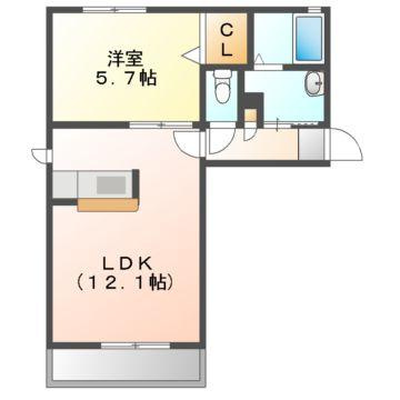 シルキーステージＩ・Ｓ　Ⅰの間取り