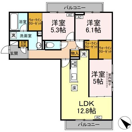 Casa Solareの間取り