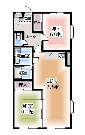バルモアールの間取り
