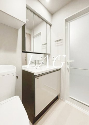 【洗面所】 | ＯＲＳＵＳ赤羽イースト | 独立洗面台になります。