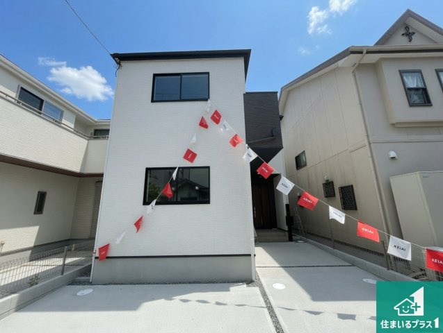 ★29(土)30(日)現地見学可能！★乙訓郡大山崎町大山崎鏡田　限定1邸の外観|安心の10年保証！外観を美しく保ち、雨水で汚れを落とします！気になることがありましたら、お気軽にお問い合わせください！