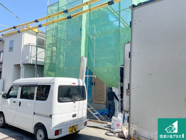 乙訓郡大山崎町大山崎鏡田　第2期　新築一戸建ての外観|周辺は落ち着いた街並みの住宅地！子育てがしやすい住環境です！まだ未完成ですが、現地でしかわからない事もございます。是非一度ご覧ください。