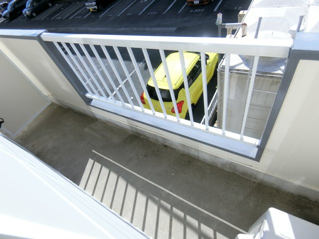 カクサン可美タウンシングルのバルコニー