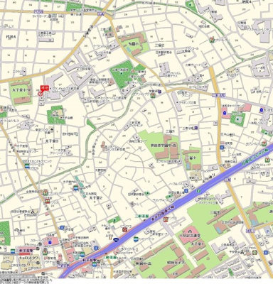 【地図】 | ライオンズマンション太子堂第２