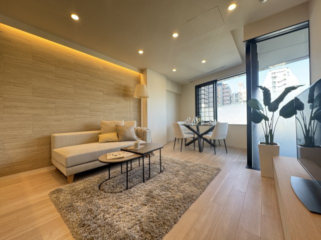 パレ神楽坂の居間・リビング