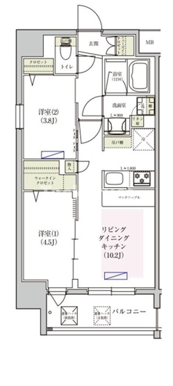【間取り】 | アーバネックス東梅田