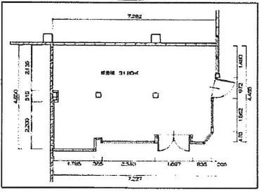大津市馬場１丁目の店舗一部の間取り