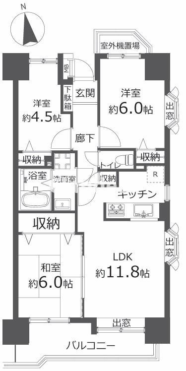 北綾瀬パーク・ホームズの間取り|ドキドキの新生活も、安心してスタート。ぴったりの住まいを見つけませんか？クランディアが一緒に住まい選びをサポートします‼　まずは、お気軽にお問合せください　＃クランディア