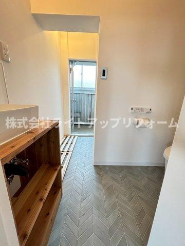 山御影マンションA棟の洗面所