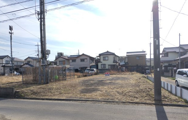 鴻巣市箕田の売地の外観