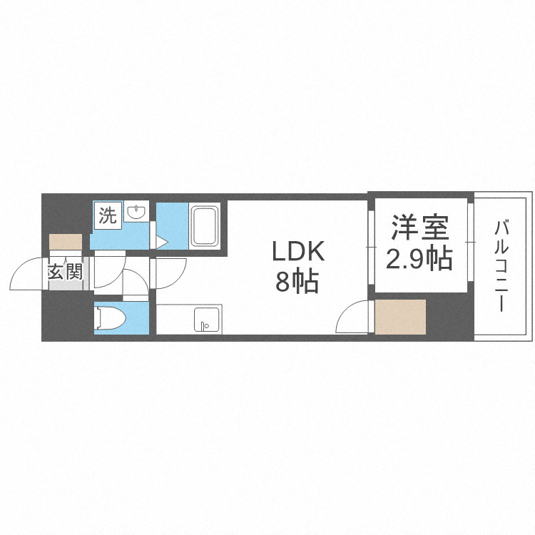 ＧＡＲＤＥＮＩＡ城北公園の間取り