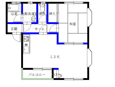 グリーンコーポの間取り