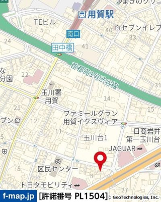 【地図】 | エスコートノヴェル用賀