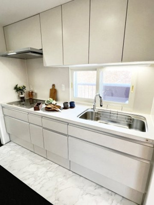 【キッチン】 | パーソナルヒルズ宮の沢ファーストステージ | 傷のつきにくいセラミックトップ・深型食洗器・タッチレス水栓付の高機能システムキッチン「リシェル」♪
