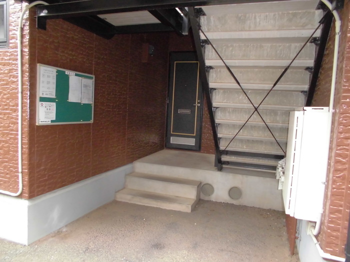 クイーンハイツ　Ⅱのエントランス