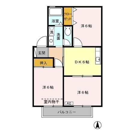 クイーンハイツⅡの間取り