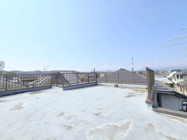 あきる野市小川　中古戸建のバルコニー|屋上バルコニー