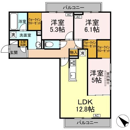 Casa Solareの間取り