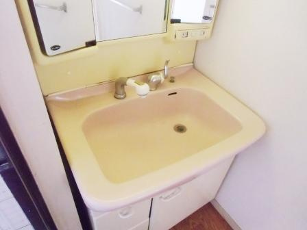 泉ハイツの洗面所