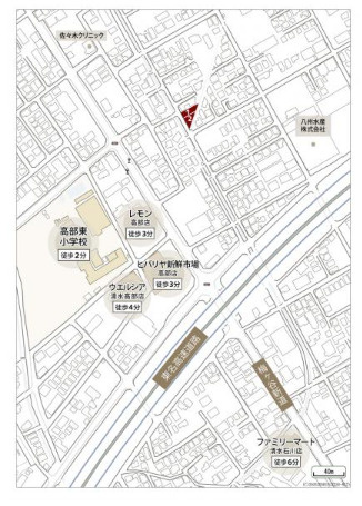 売新築戸建　静岡市清水区石川の地図