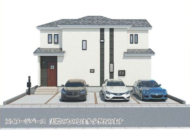 【外観パース】 | 上尾　小泉6番32 | イメージパース