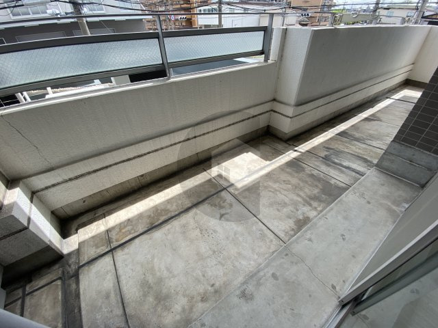 エリスハイム田中のバルコニー