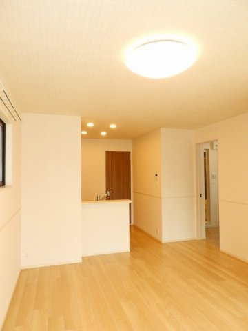 アップフィールド　Ⅱの居間・リビング|ゆったりとしたリビングです