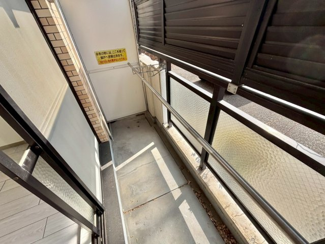 ジュネス伊伝居Ⅱのバルコニー