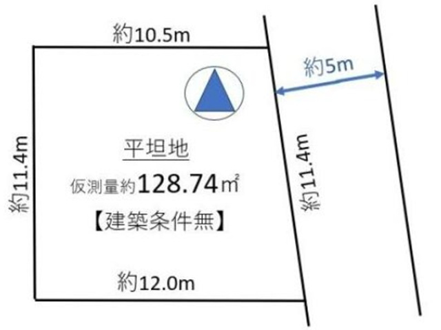 【土地図】 | 山科区四ノ宮小金塚　売地
