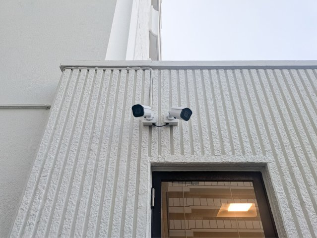 サンロイヤル武庫川サンクの防犯設備|敷地内防犯カメラ