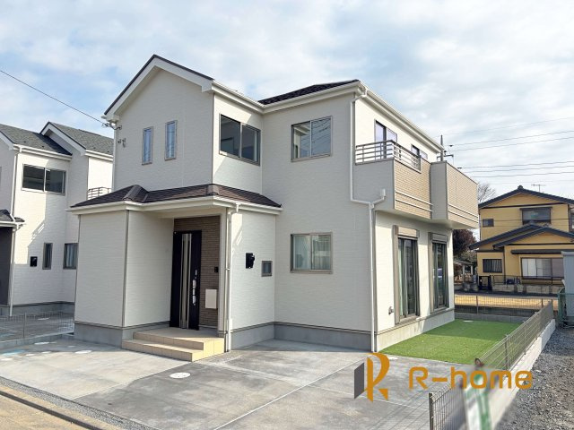 水戸市大塚町　新築戸建て　B号棟の外観|ご予約を頂ければ、『平日』はもちろん『早朝』や『夜間』もご見学可能です♪お気軽にお申し付けください♪