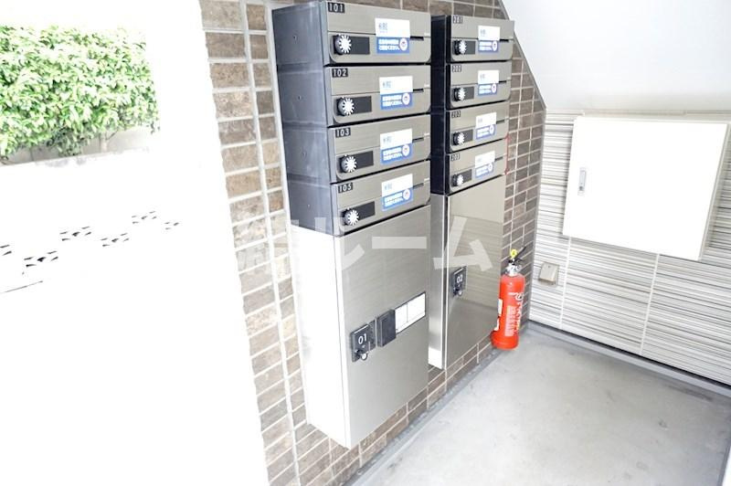 板橋区大谷口１丁目のアパートのエントランス