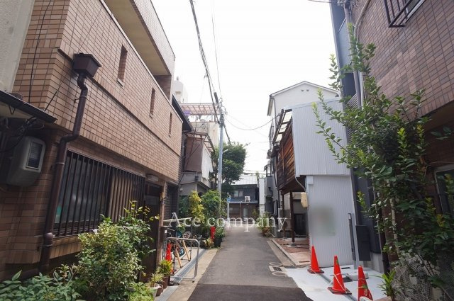 【前面道路含む現地写真】 | 東大阪市足代3丁目 | 【前面道路：幅員約4ｍ】
