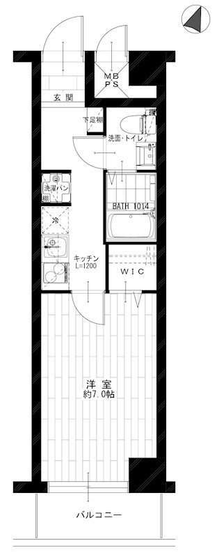 ホーユウパレス根岸Ⅱの間取り