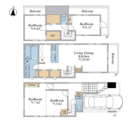 【間取り】 | LDK20帖+将来的に間仕切り可能な主寝室13.2帖の車庫付3LDKプラン
ご自宅から現地まで、当社スタッフがお車にて、「お迎え・お送り」をしております。ぜひお気軽にお問い合わせくださいませ♪
