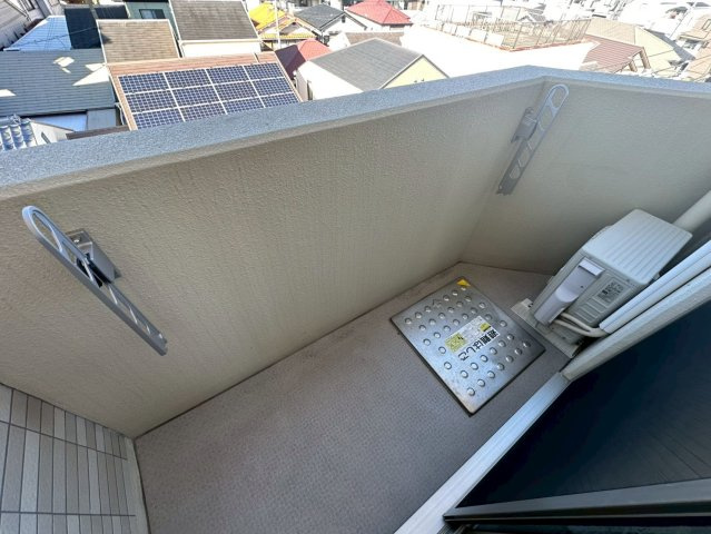 グランメール稲葉町のバルコニー