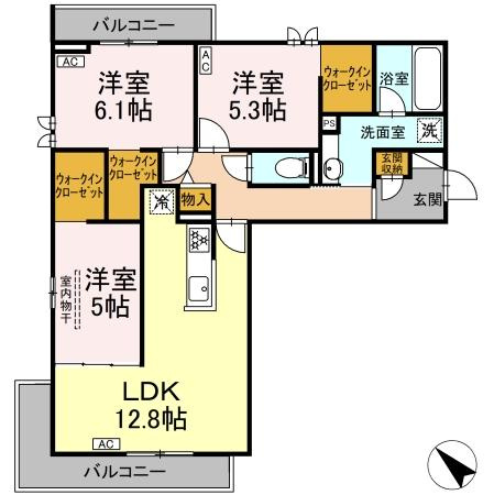 Casa Solareの間取り
